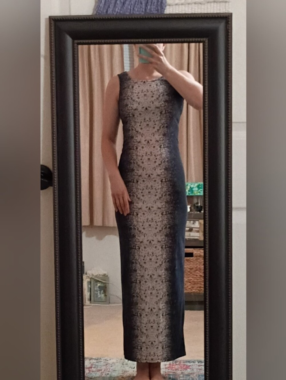 Republic Clothing Philosophy Snake Print Body Con Maxi Dress Xs